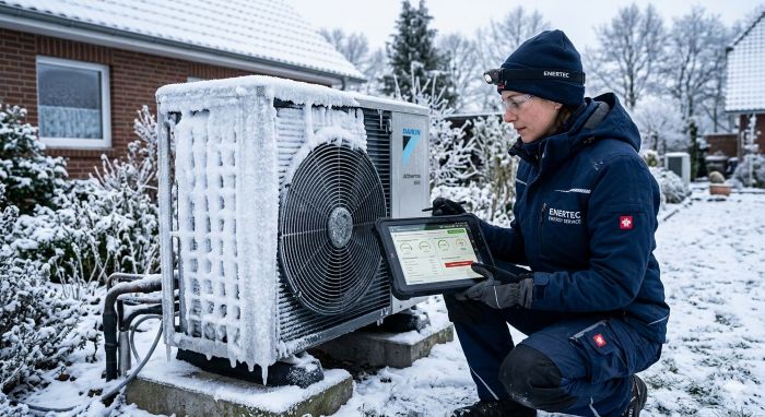 Wärmepumpe taut ständig ab