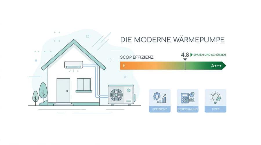 SCOP Wärmepumpe Berechnung