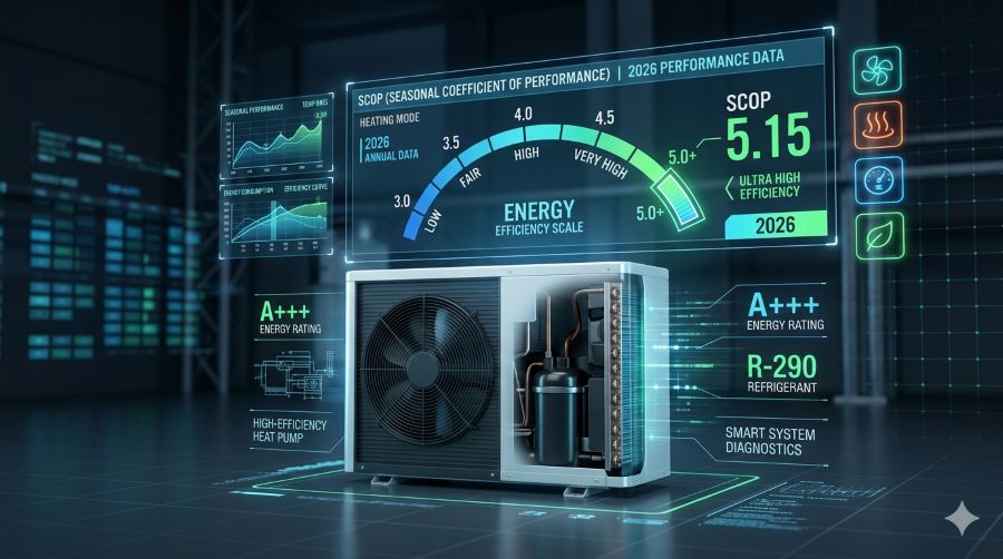 Wärmepumpe SCOP Werte 2026