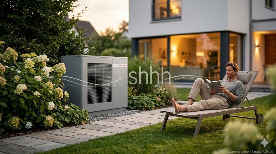 Lautstärke Weishaupt Wärmepumpe Außeneinheit